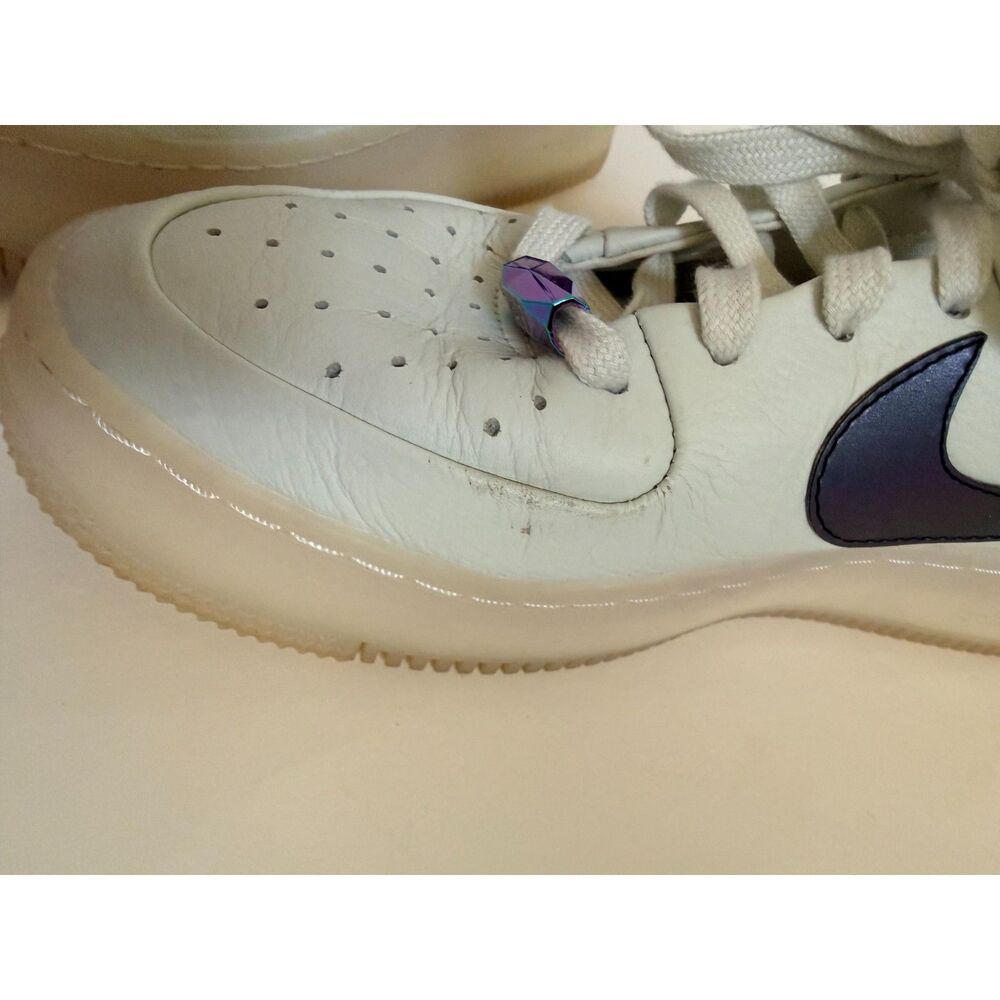 Nike Air Force 1 Sage Low LX Spruce Aura Iridescent Size 8.5 AR5409-003 Platform - Picture 14 of 14